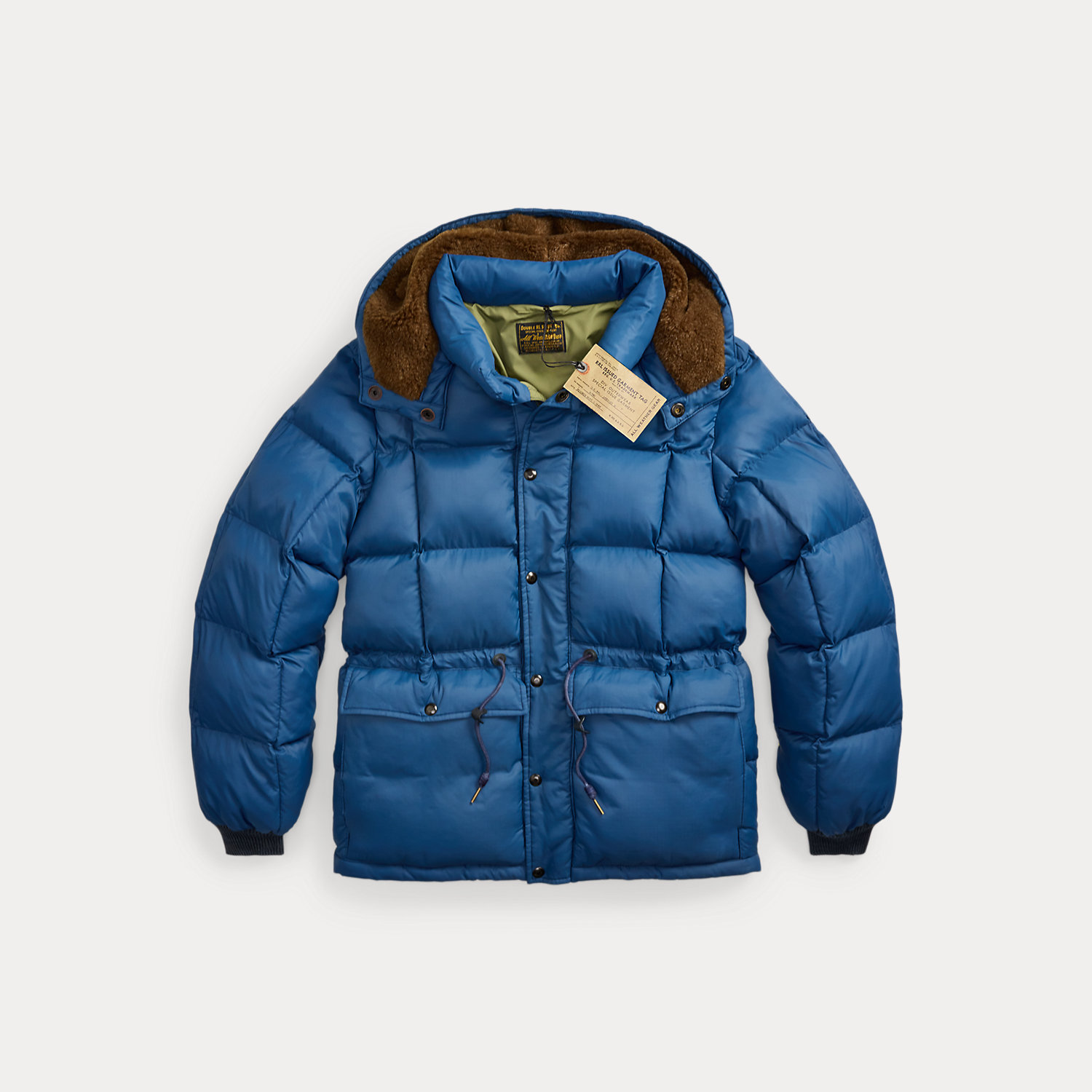 Steppjacke aus Ripstop mit Kapuze von RRL