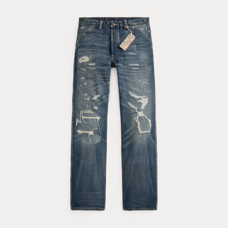 Straight-Fit Jeans Brayton in Used-Optik von RRL