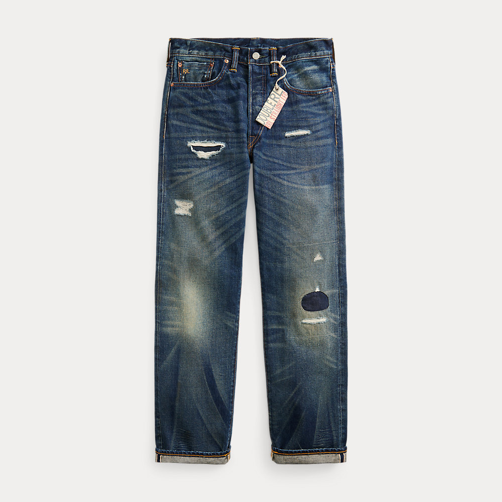 Straight-Fit Jeans mit Hawley-Waschung von RRL