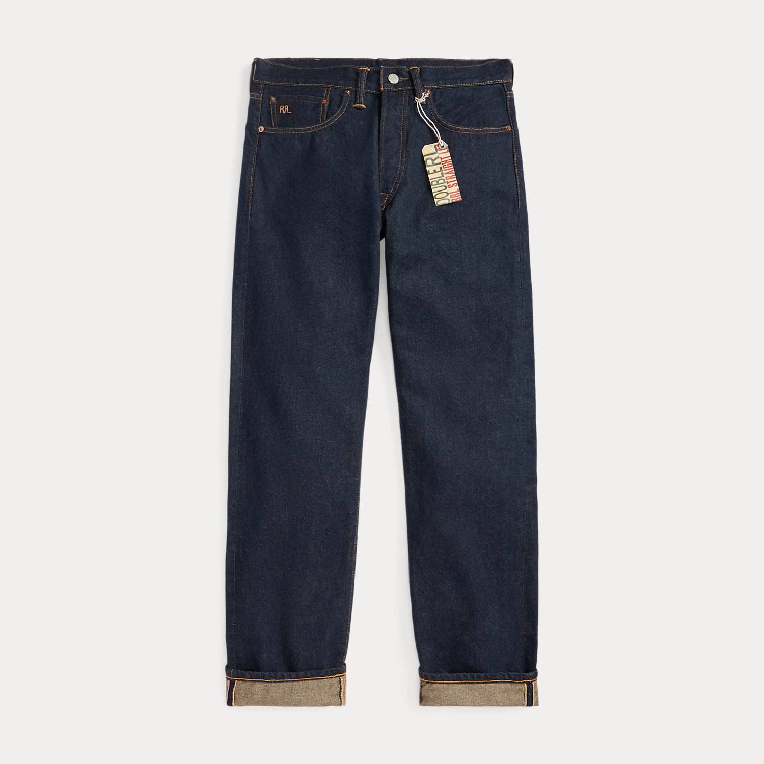 Straight-Fit Jeans mit Waschung von RRL
