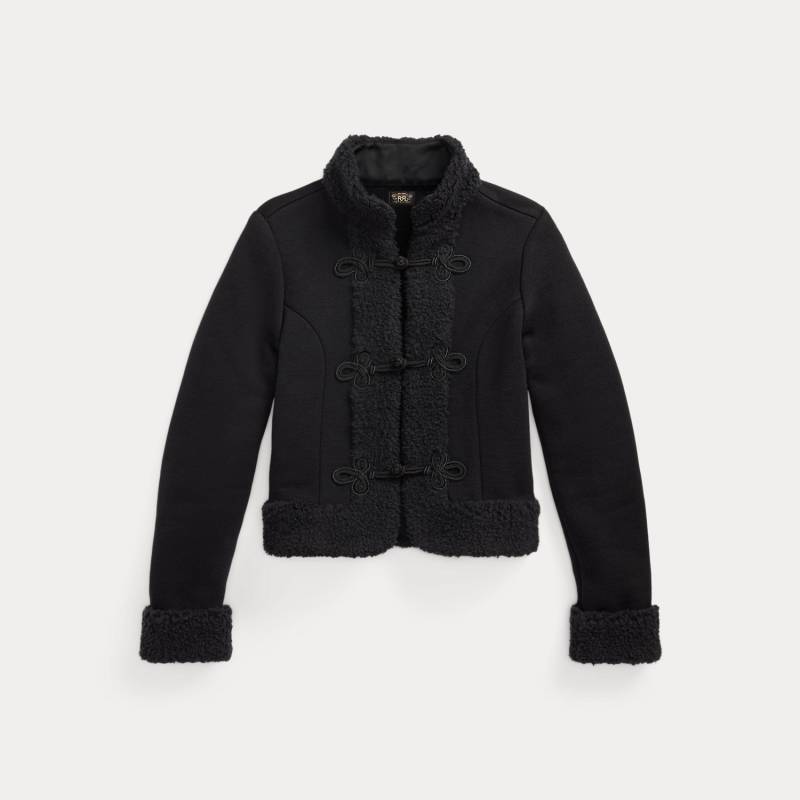 Strickwolljacke mit Kunstlammfellbesatz Strickwolljacke mit Kunstlammfellbesatz von RRL