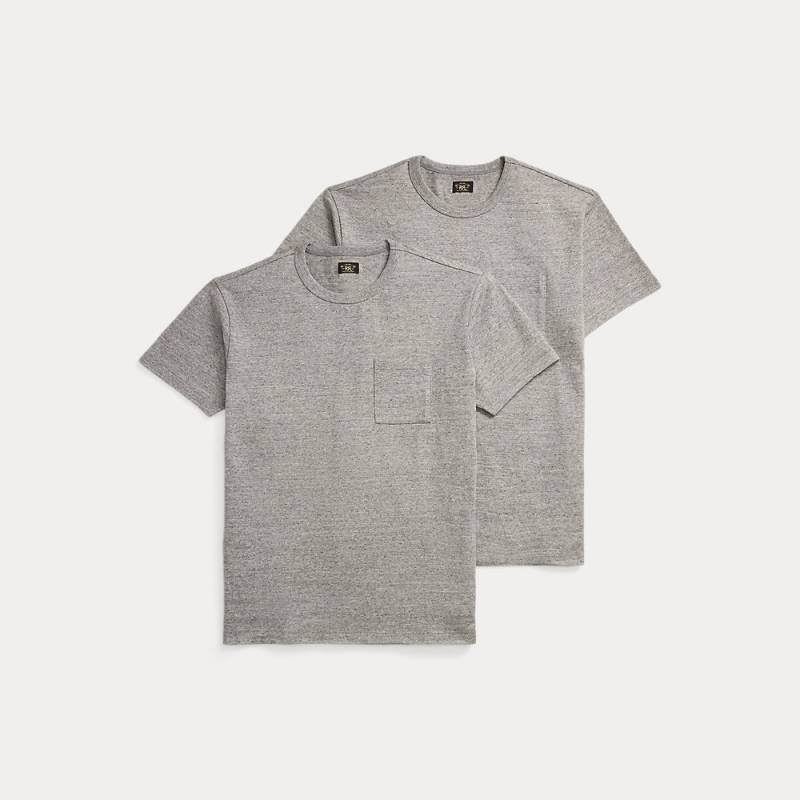 2er-Pack Jersey-T-Shirts mit Tasche von RRL