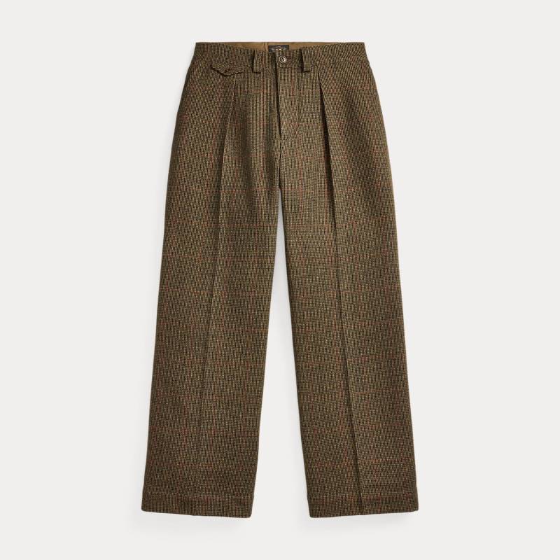 Tweedhose mit Windowpane-Karo von RRL