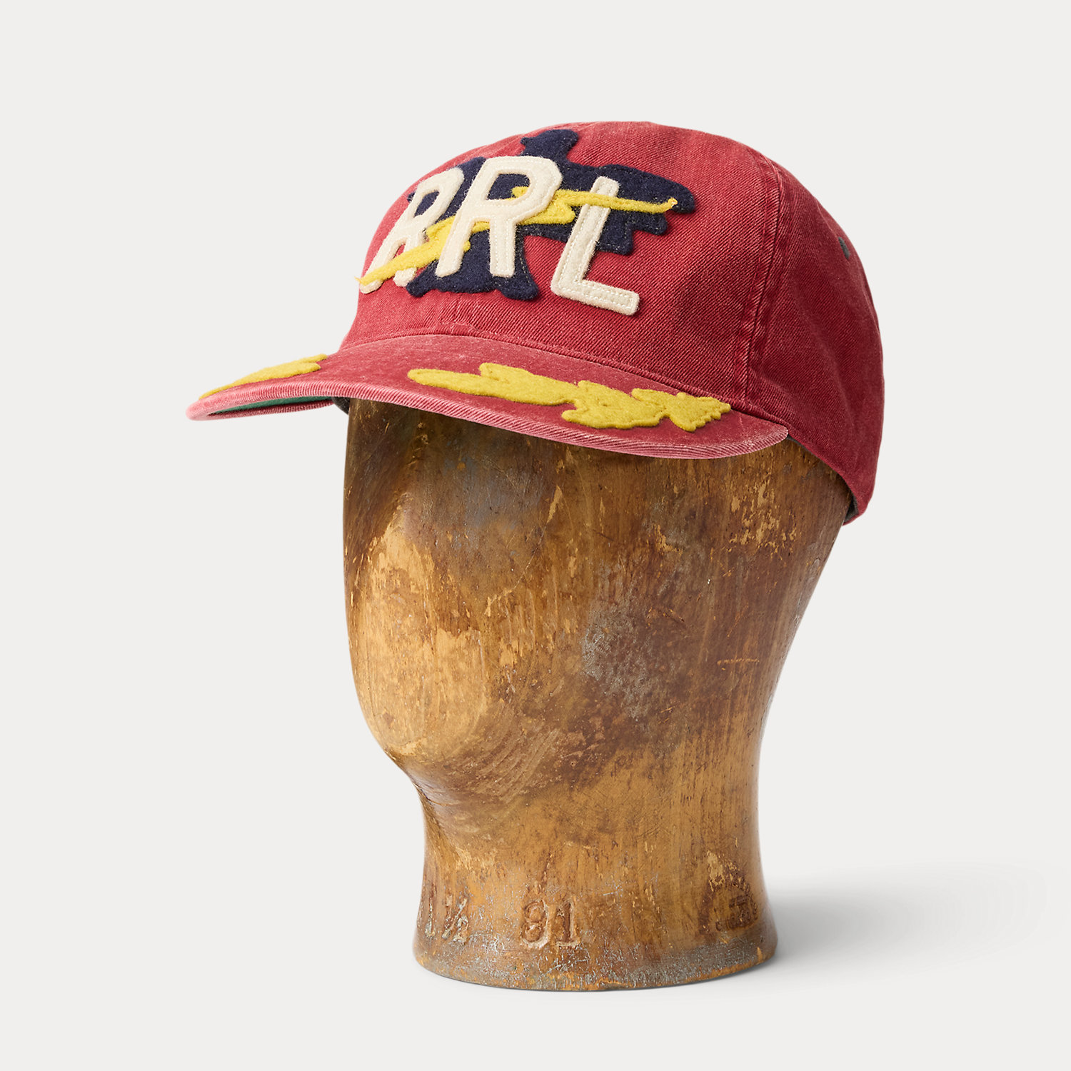 Twill-Baseballkappe mit Logo-Applikation von RRL