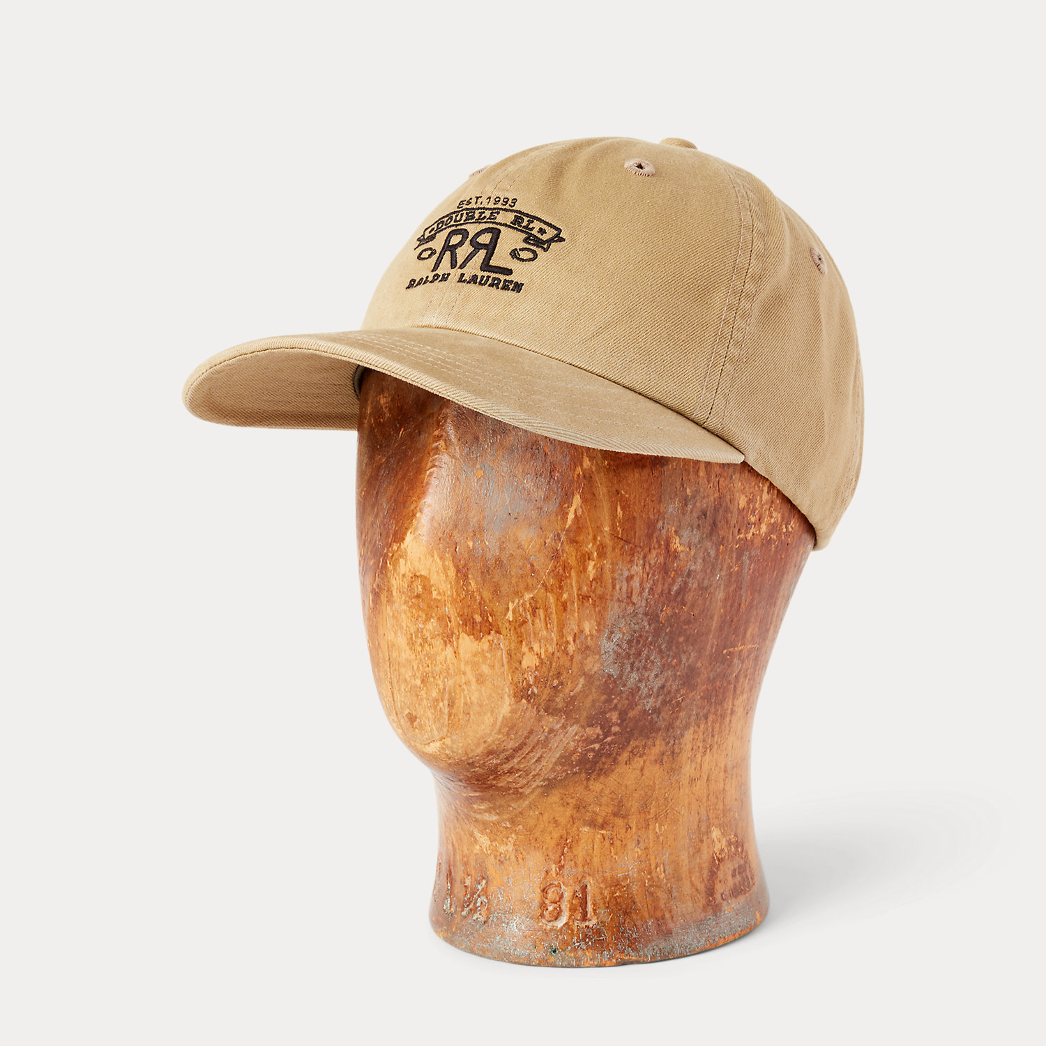 Twill-Baseballkappe mit RRL-Ranchlogo von RRL