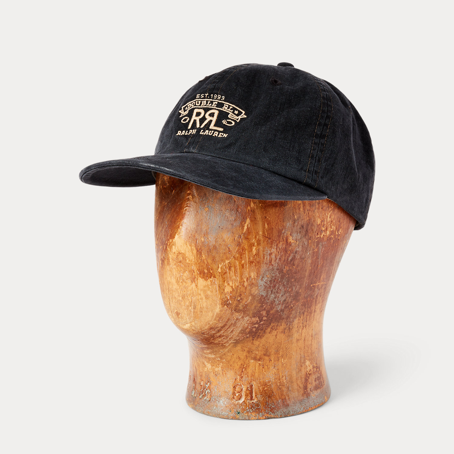 Twill-Baseballkappe mit RRL-Ranchlogo von RRL