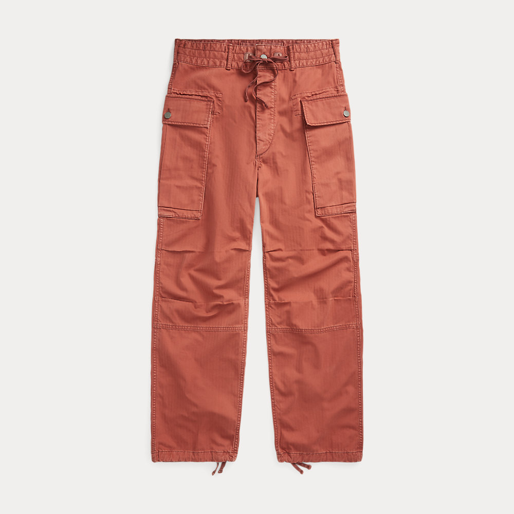 Twill-Cargohose mit Fischgratmuster von RRL