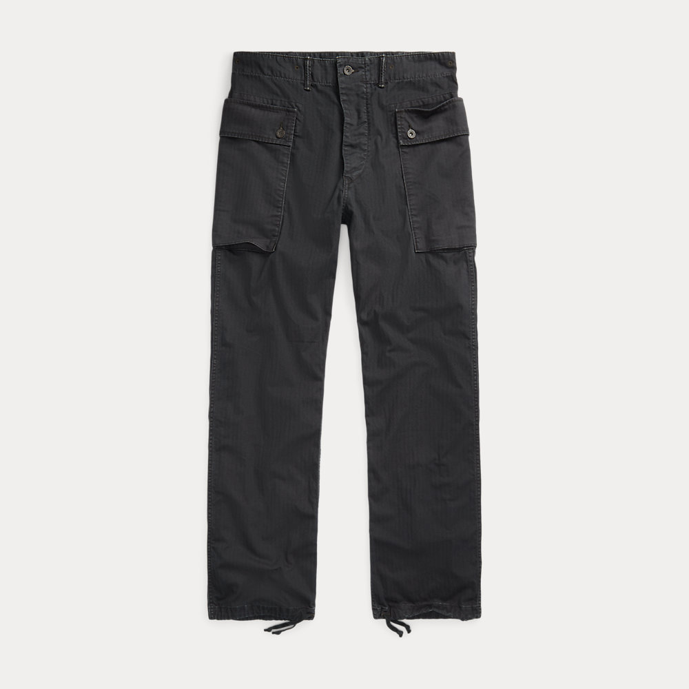 Twill-Cargohose mit Fischgratmuster von RRL