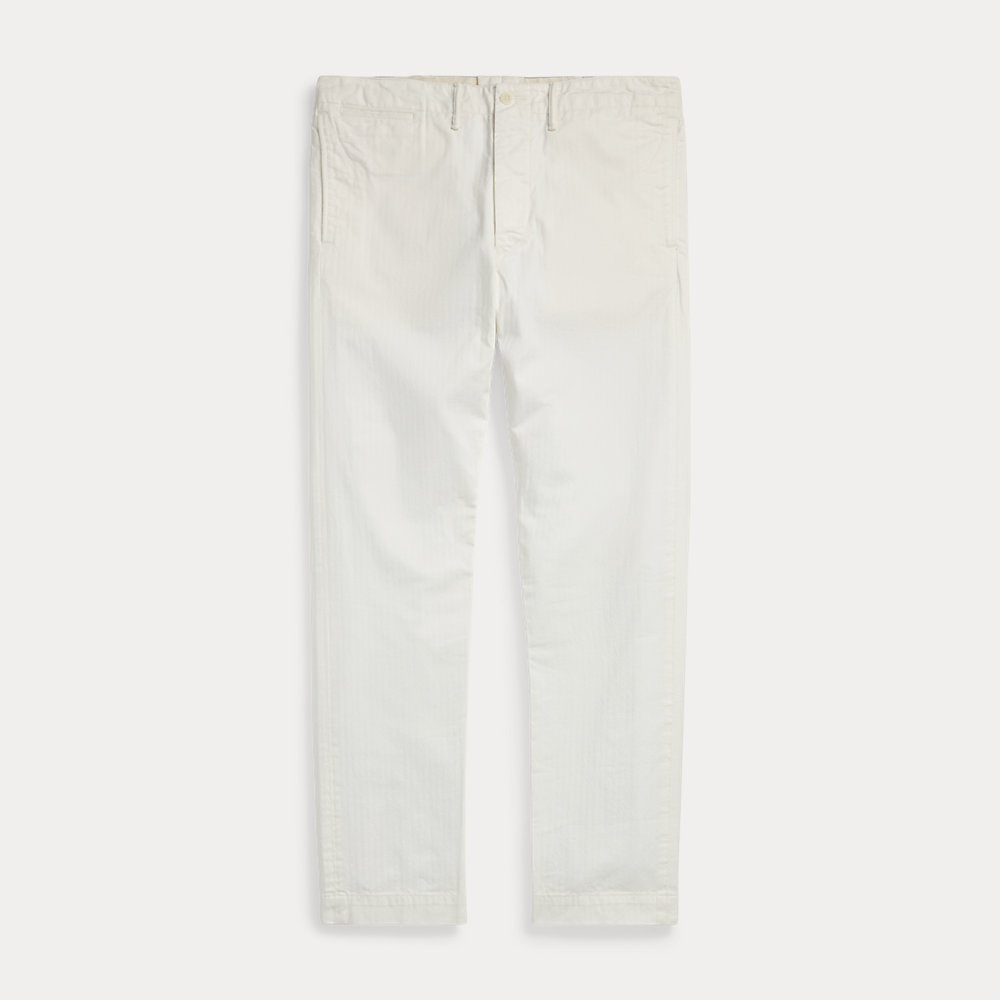 Twill-Offiziershose mit Fischgratmuster Twill-Offiziershose mit Fischgratmuster von RRL