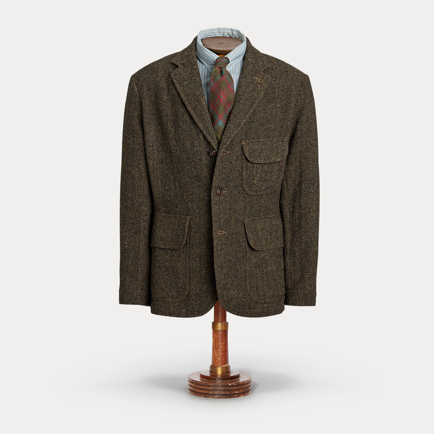 Unstrukturiertes Sakko aus Wolltwill von RRL