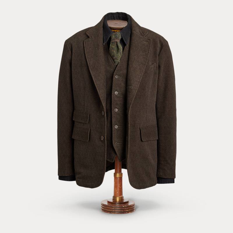 Unstrukturiertes Sakko mit Rautenmuster von RRL