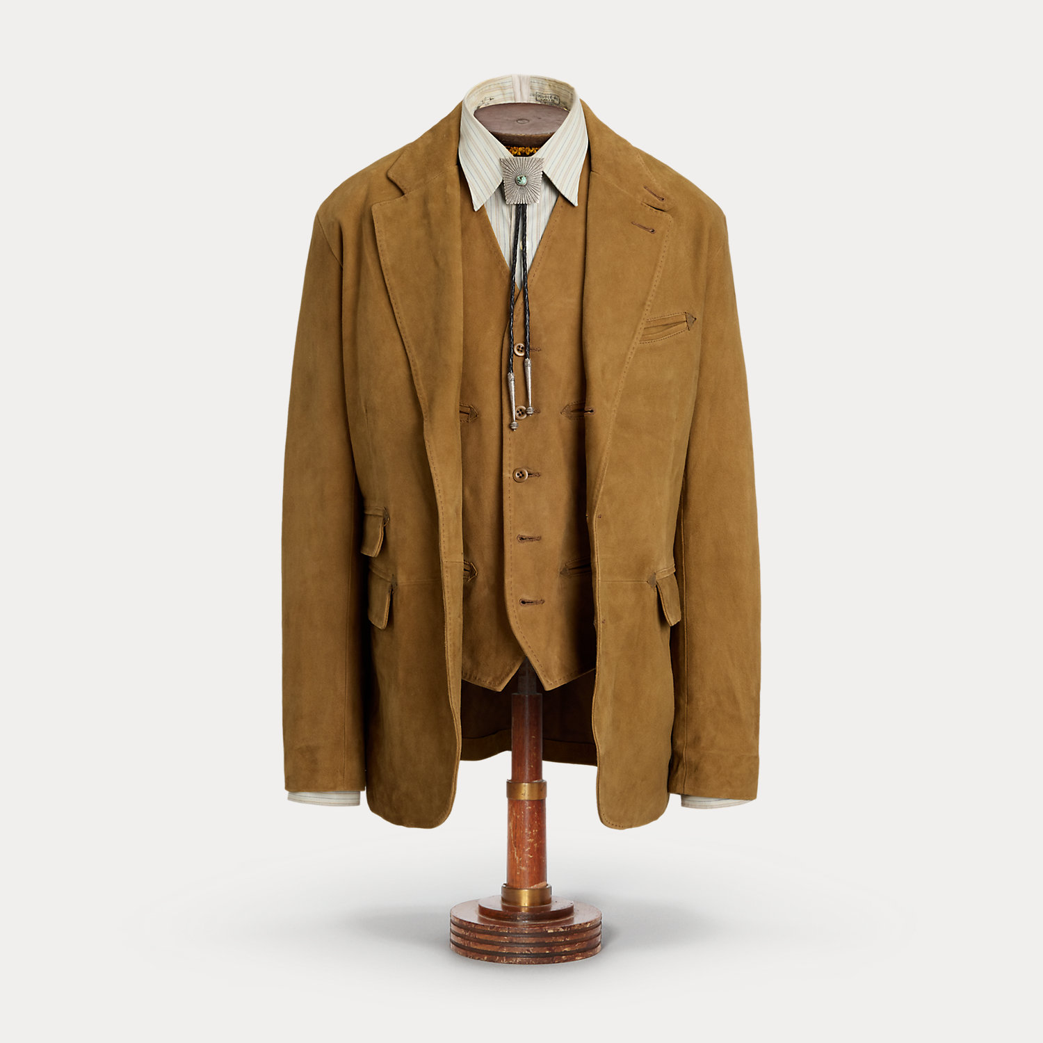 Unstrukturiertes Wildleder-Western-Sakko von RRL