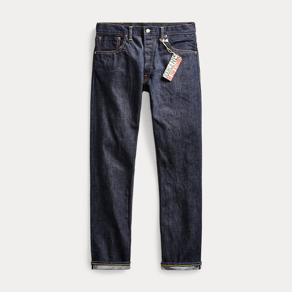 Vorgewaschene Low-Straight-Fit Jeans Vorgewaschene Low-Straight-Fit Jeans von RRL