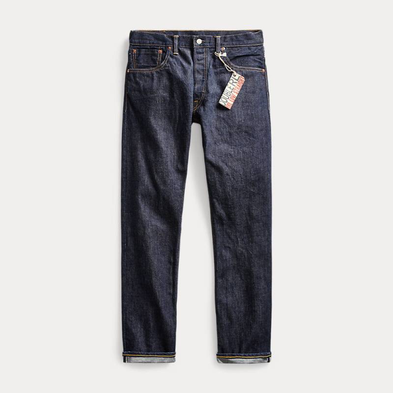 Vorgewaschene Low-Straight-Fit Jeans von RRL