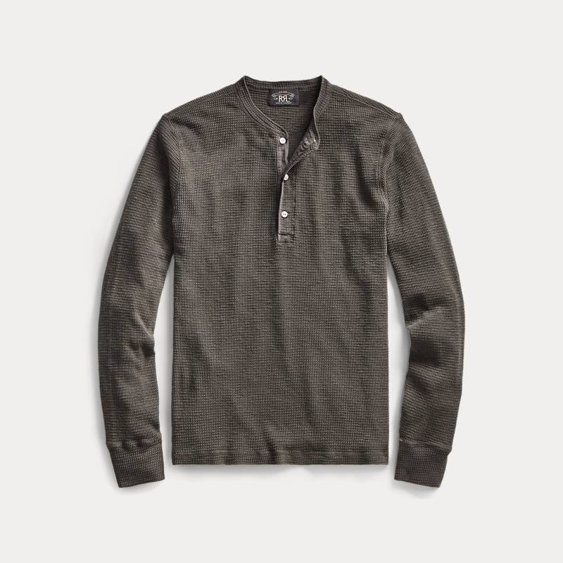 Waffelpiqué-Henley von RRL