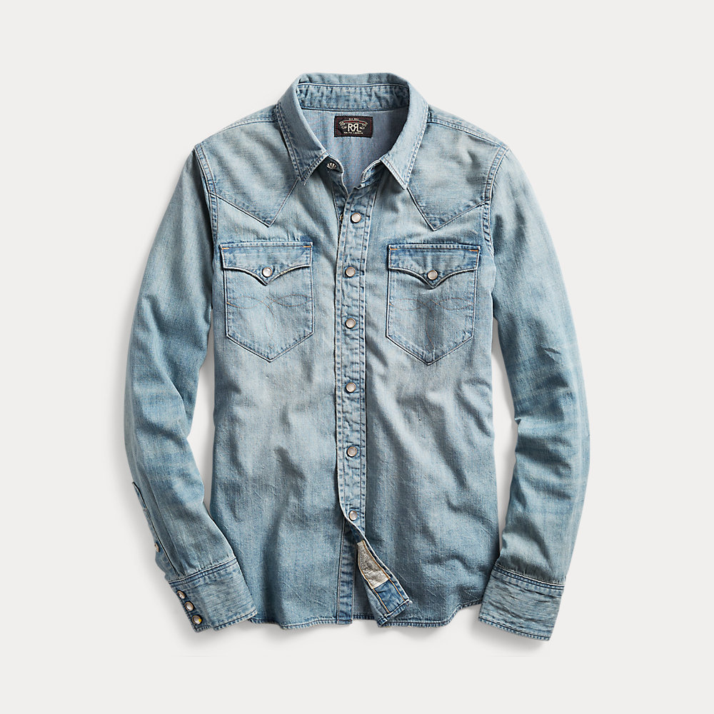 Westernhemd aus Indigo-Denim Westernhemd aus Indigo-Denim von RRL