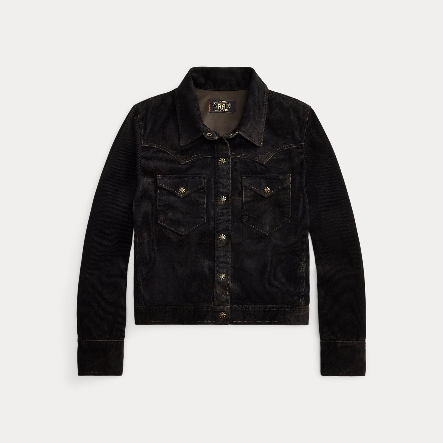 Westernjacke aus Kordsamt von RRL