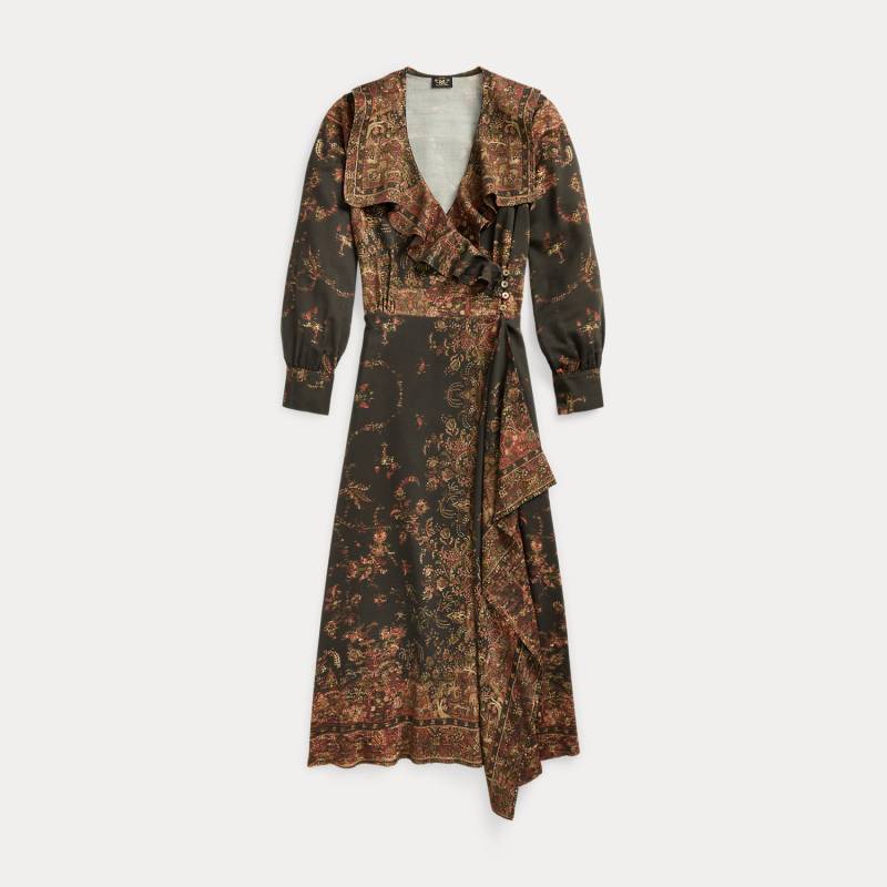 Wickelkleid mit Paisley-Motiv von RRL