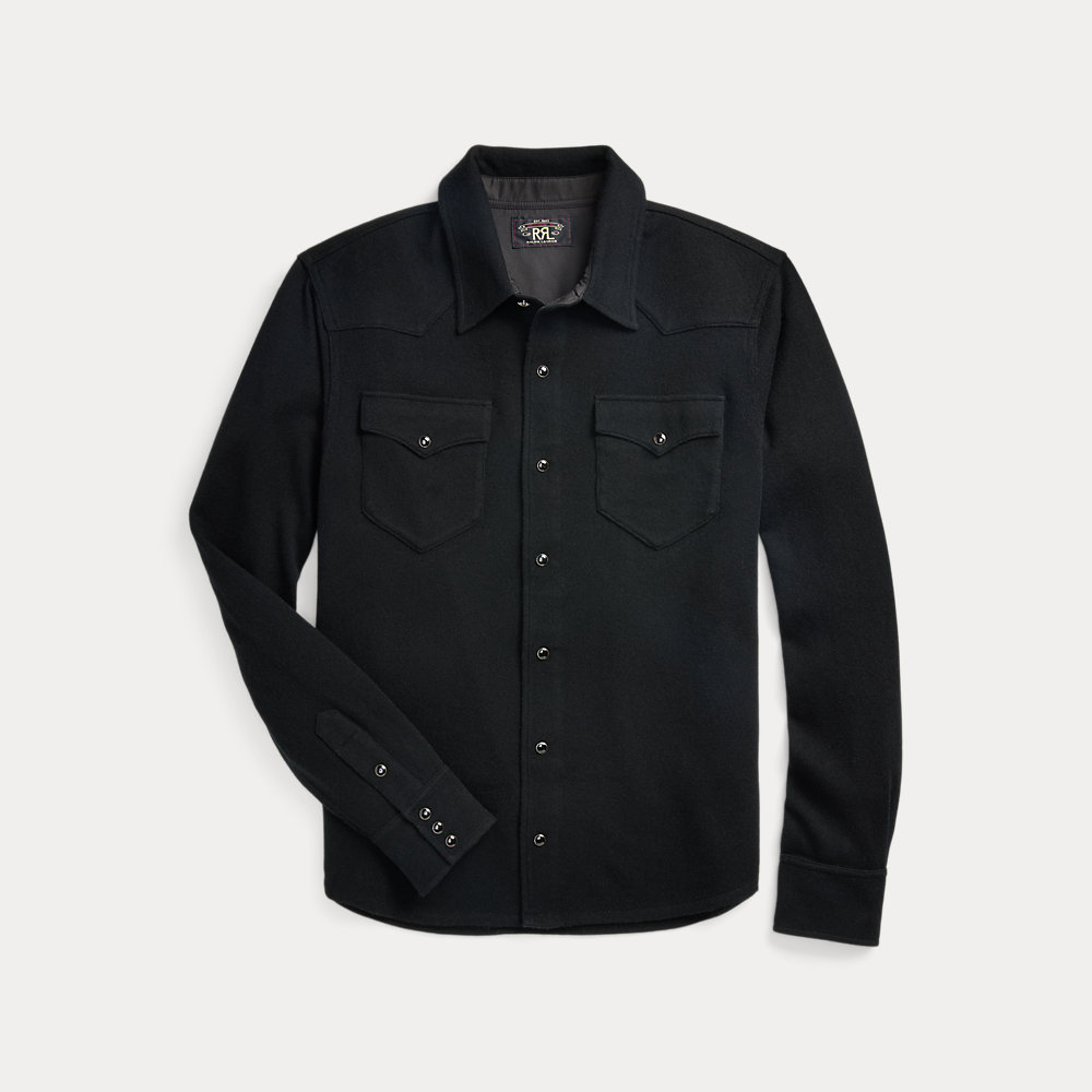 Westernhemd-Pullover mit Kaschmir Westernhemd-Pullover mit Kaschmir von RRL