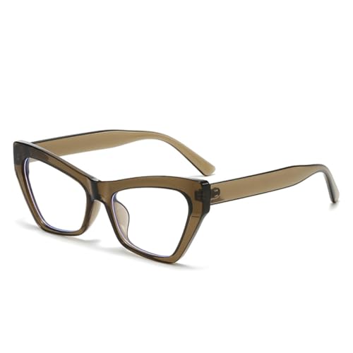 Brillengestell Damen Herren Anti Blaulicht Cat Eye Brillen Blockierende Brille (2) von RRNTTTM