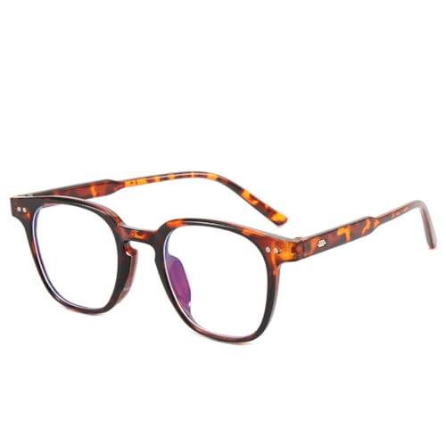 Brillengestell Damen Herren Anti Blaulicht Runde Brillen Blockierende Brille (6) von RRNTTTM