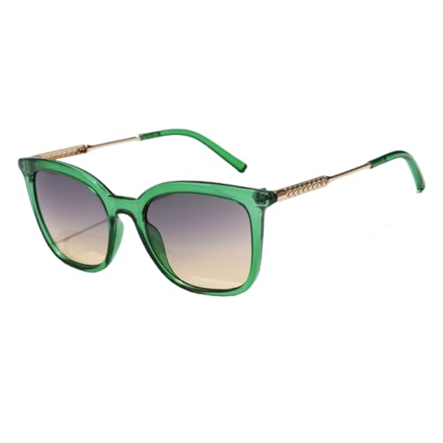 RRNTTTM 1/3 Stück Vintage Cat Eye Sonnenbrille Frau Retro Spiegel Sonnenbrille Damen Brillen Mode Driving Shades (grün) von RRNTTTM