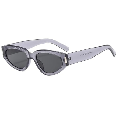 RRNTTTM Cat Eye Sonnenbrillen Damenmode Farbverlauf UV400 Herren Retro Trend Sonnenbrillen (grau) von RRNTTTM