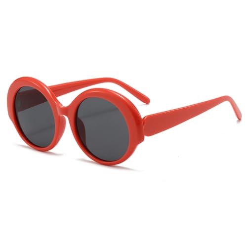 RRNTTTM Damen Herren Runde Sonnenbrille Retro Rund Sonnenbrille Weiblich Vintage Mode Damenrahmen Männliche Brille (5) von RRNTTTM