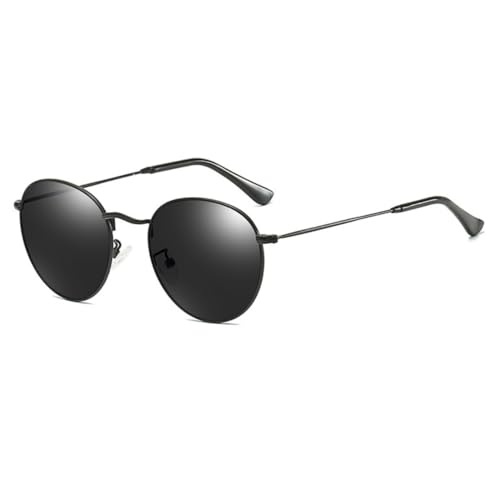 RRNTTTM Klassische Damen Runde Polarisierte Sonnenbrille Retro Herren Brille Uv400(2) von RRNTTTM