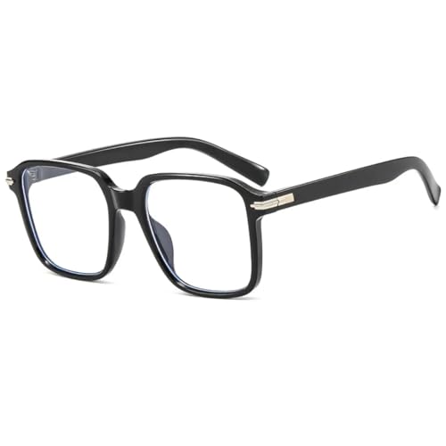 RRNTTTM Retro Fashion Punk Sonnenbrille Damen Herren Sonnenbrille Klassische Vintage Schutzbrille UV400 Outdoor Shades (Schwarz Klar) von RRNTTTM