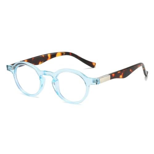RRNTTTM Retro Kleine Sonnenbrille Damen Herren Shades Fashion Eyewear Luxus Sonnenbrille UV400 Weiblich (blau weiß) von RRNTTTM