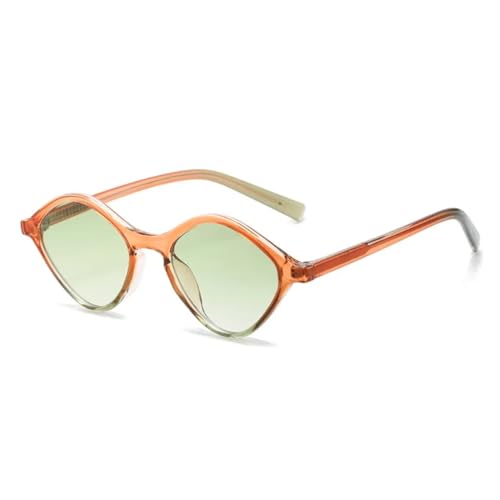 RRNTTTM Retro-Sonnenbrille für Damen, hochwertige Mode-Brillen für Herren, trendige Punk-Sonnenbrille, UV400 (pink) von RRNTTTM