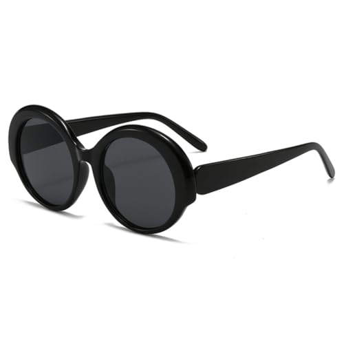 RRNTTTM Runde Sonnenbrille für Damen und Herren, Retro, kreisförmig, Vintage-Mode, Damenrahmen, Herrenbrillen (2) von RRNTTTM