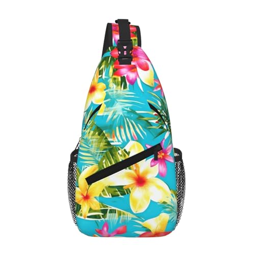 Summer Style Hawaiian Sling Chest Bag For Men And Women Small Shoulder Bag Waterproof Mini Crossbody Daypack For Hiking von RRSZCC