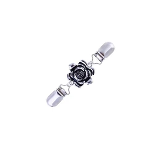 Clips Für Kleidung 2 Stück Damen Vintage Clip Strickjacke Clip Verschlüsse Bluse Schal Verschlüsse Clip Hemd Kleid Brosche(10) von RRYPBOVG