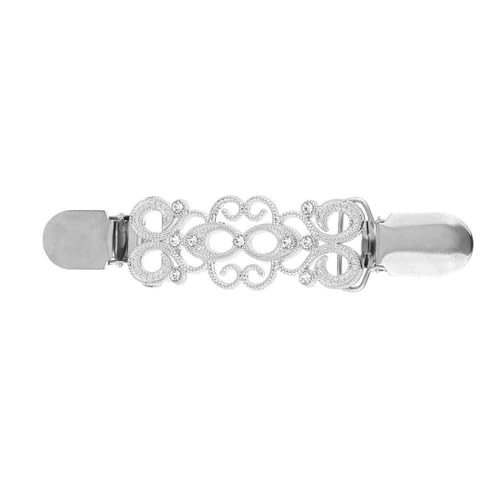 Clips Für Kleidung 2 Stück Kristall Pullover Bluse Pin Cardigan Clip Schal Brosche Enten Clip Verschlüsse(-11) von RRYPBOVG