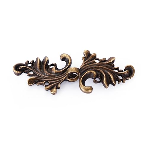Clips Für Kleidung 2 stücke Retro Pullover Swirl Clip Mantel Clips Strickjacke Broschen Pins Schal Kragen Verschluss Kleid Hemd Brosche Clip Schmuck(2) von RRYPBOVG