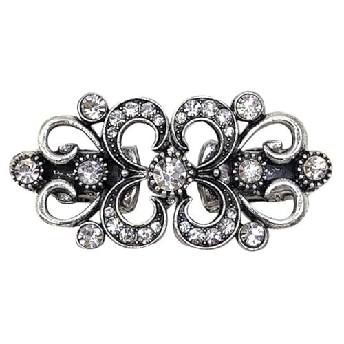 Clips Für Kleidung 2 stücke Retro Pullover Swirl Clip Mantel Clips Strickjacke Broschen Pins Schal Kragen Verschluss Kleid Hemd Brosche Clip Schmuck(G) von RRYPBOVG