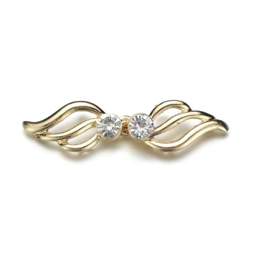 Clips Für Kleidung 3 Stück Retro-Broschen for Damenbekleidung, Pullover, Bluse, Schal-Clips, Hemdkragen, Blumenmuster-Clip(3-Gold) von RRYPBOVG