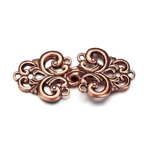 Clips Für Kleidung 3 Stück Vintage Strickjacke Ente Clip Pin Damen Schal Brosche Kragen Pullover Bluse Pin Schal Clip Verschlüsse Charm Nähzubehör(-2-Antique Copper) von RRYPBOVG