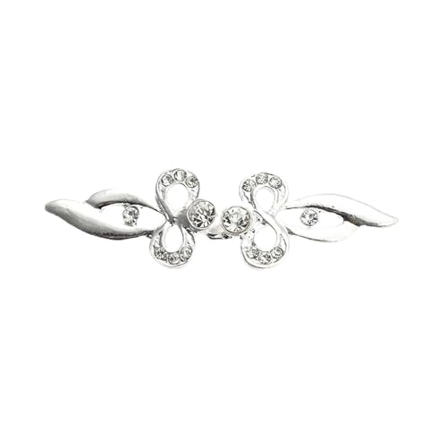 Clips Für Kleidung 3 stücke Bluse Hemd Revers Kragen Strickjacke Clip Mode Frauen Mädchen Vintage Glänzenden Kristall Pin Brosche Cape Mantel Verschluss Verschluss(G3) von RRYPBOVG