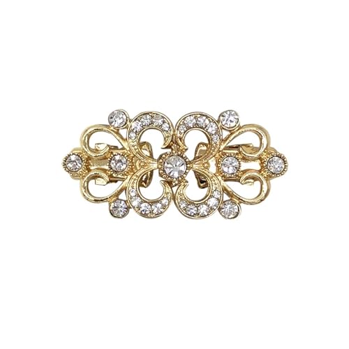 Clips Für Kleidung 3 stücke Retro Pullover Swirl Clip Cape Mantel Clips Strickjacke Broschen Pins Schal Kragen Verschluss Kleid Hemd Brosche Clip Schmuck for Frauen(08) von RRYPBOVG