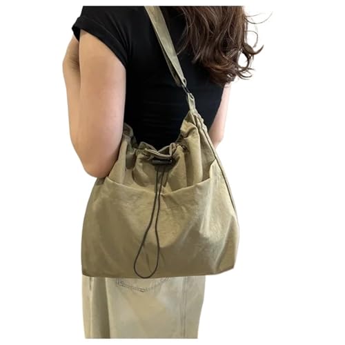 RRYPBOVG Beuteltasche Damen Vielseitige Umhängetasche mit großem Fassungsvermögen for den Sommer, beliebte leichte, minimalistische Tragetasche(Deep green) von RRYPBOVG