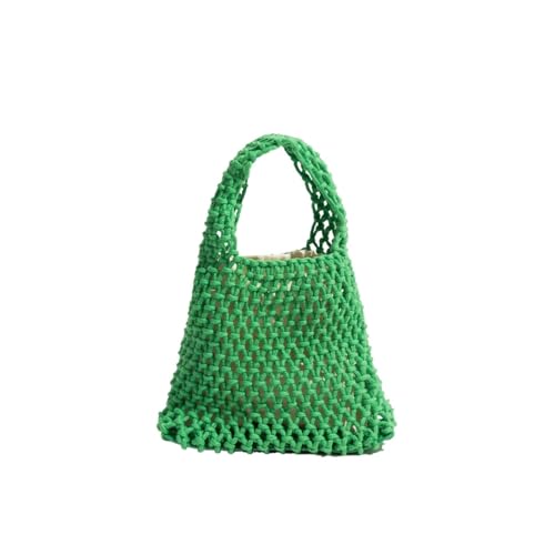 RRYPBOVG Häkeltasche Aushöhlen Häkeln Tote Strand Handtaschen Sommer Mode Reise Fischernetz Shopper Geldbörsen Top Griff Telefon Tasche Mit Beutel(Color04) von RRYPBOVG