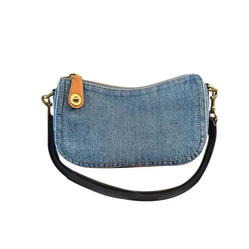 RRYPBOVG Jeans Tasche Damen Einzelne Schulter Denim Blau Handtasche Kleine Tasche for Frauen von RRYPBOVG