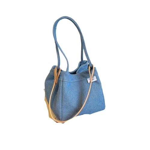 RRYPBOVG Jeans Tasche Damen Jeanstasche for Damen, beliebte und vielseitige Umhängetasche, tragbare Beuteltasche(Blue1) von RRYPBOVG