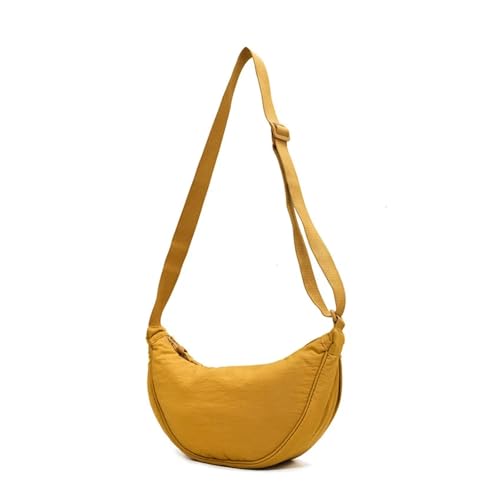 RRYPBOVG Taschen Damen Puffer Casual Umhängetasche Frauen Große Kapazität Tote Dame Reise Shopper Tasche(Yellow) von RRYPBOVG