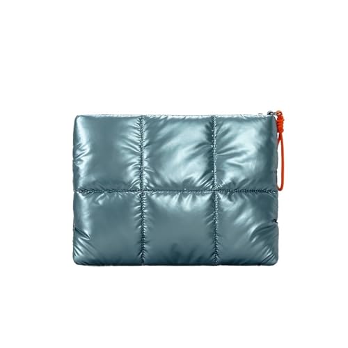 RRYPBOVG Taschen Damen Puffer Damen Umhängetaschen Puffer Handtaschen Casual Down Cotton Shopper Geldbörsen(Blue) von RRYPBOVG
