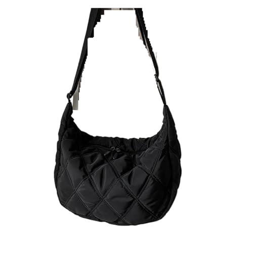 RRYPBOVG Taschen Damen Puffer Große Umhängetasche for Damen mit großer Kapazität(Black) von RRYPBOVG