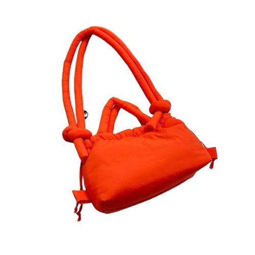 RRYPBOVG Taschen Damen Puffer Mode Schulter Weiche Dacron Umhängetasche Tote Geldbörsen Frauen Unterarm Taschen Handtaschen(Red) von RRYPBOVG